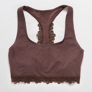 Brown aerie bralette